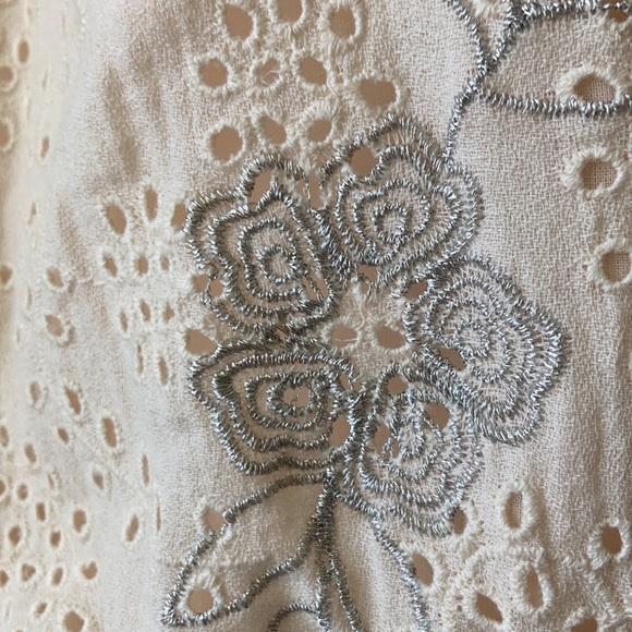 Love Sam Anthropologie Eyelet Dress M - Picture 9 of 16